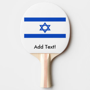 Pala De Ping Pong Bandera de Israel
