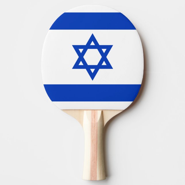 Pala De Ping Pong Bandera de Israel Ping Pong Paddle (Anverso)