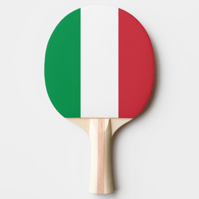 Pala De Ping Pong Bandera de Italia (Anverso)