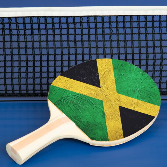 Pala De Ping Pong Bandera de Jamaica (in situ)