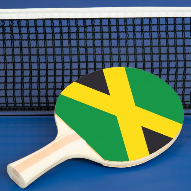 Pala De Ping Pong Bandera de Jamaica (in situ)