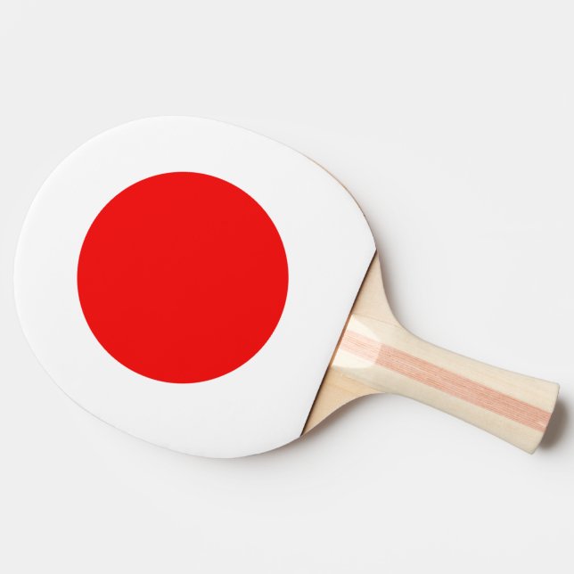 Pala De Ping Pong Bandera de Japón (Lateral)