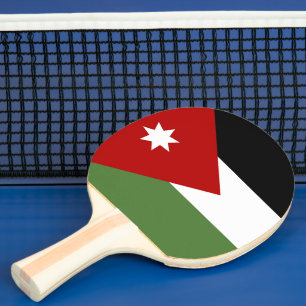 Pala De Ping Pong Bandera de Jordania