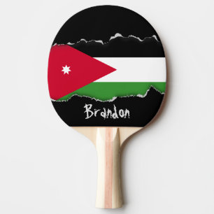 Pala De Ping Pong Bandera de Jordania
