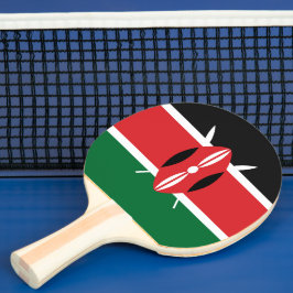 Pala De Ping Pong Bandera de Kenia