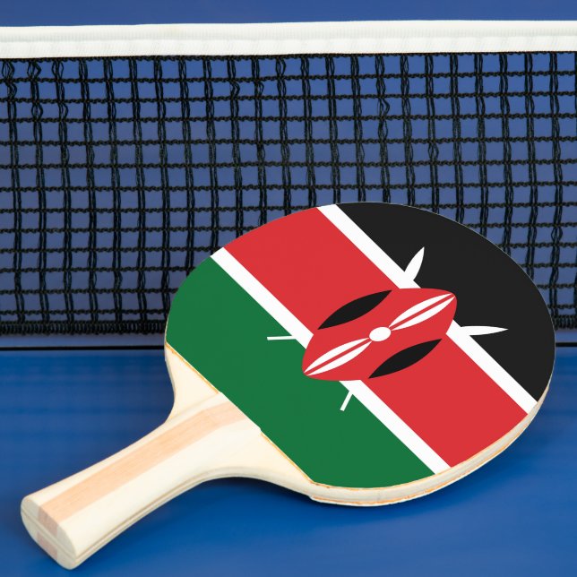 Pala De Ping Pong Bandera de Kenia (in situ)