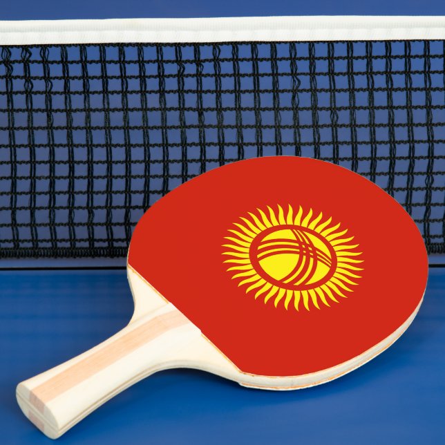 Pala De Ping Pong Bandera de Kirguistán (in situ)