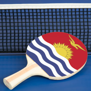 Pala De Ping Pong Bandera de Kiribati
