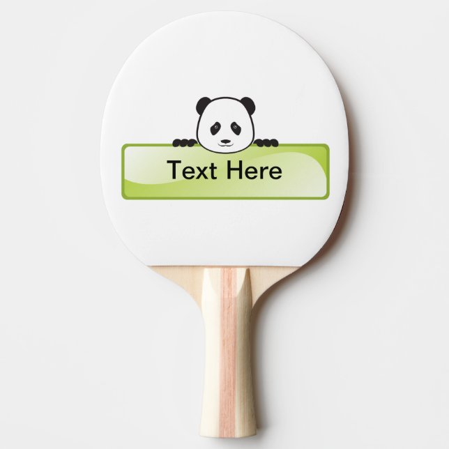 Pala De Ping Pong Bandera de la panda (Anverso)