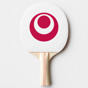 Pala De Ping Pong Bandera de la prefectura de Okinawa, Japón