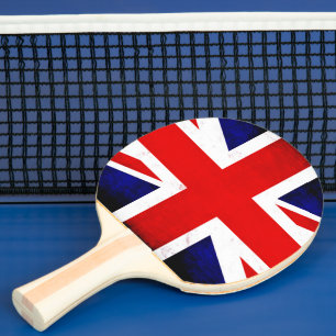 Pala De Ping Pong Bandera de la Unión Británica