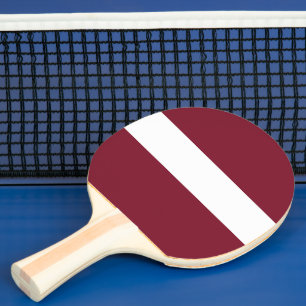 Pala De Ping Pong Bandera de Letonia
