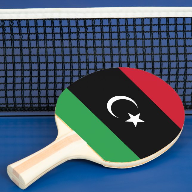 Pala De Ping Pong Bandera de Libia (in situ)