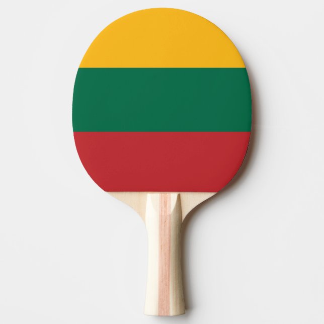 Pala De Ping Pong Bandera de Lituania (Anverso)