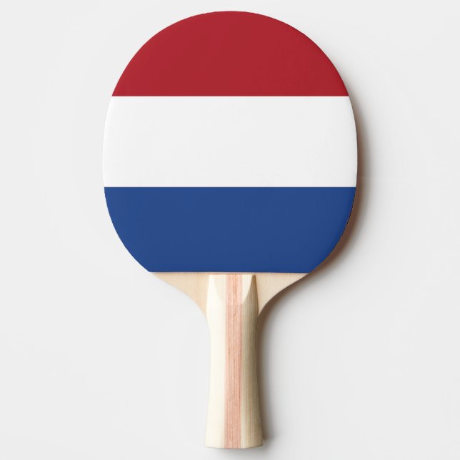 Pala De Ping Pong Bandera de los Países Bajos (Anverso)