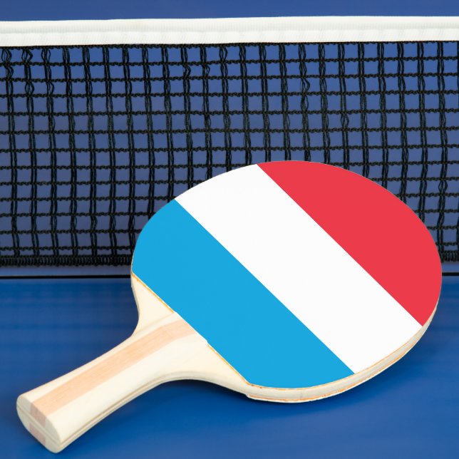 Pala De Ping Pong Bandera de Luxemburgo (in situ)
