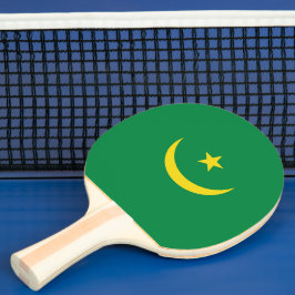 Pala De Ping Pong Bandera de Mauritania