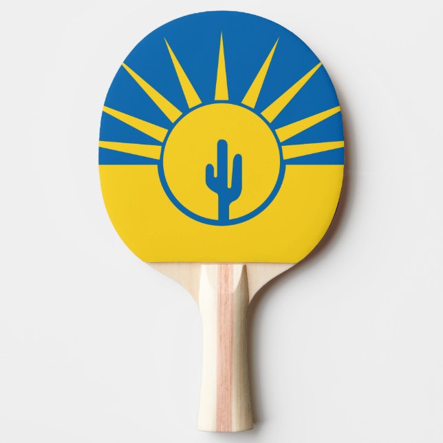 Pala De Ping Pong Bandera de Mesa, Arizona Ping-Pong Paddle (Anverso)
