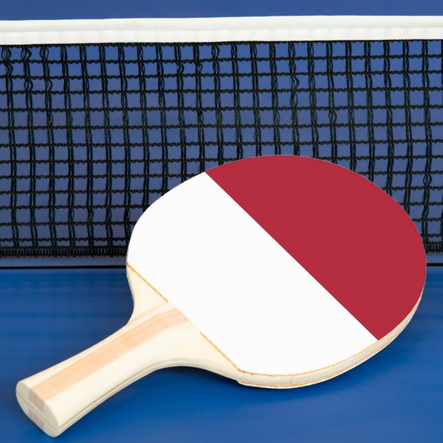 Pala De Ping Pong Bandera de Mónaco (in situ)