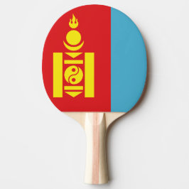 Pala De Ping Pong Bandera de Mongolia Ping Pong Paddle