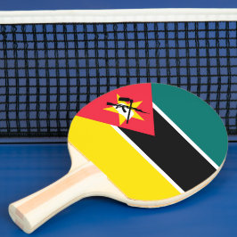 Pala De Ping Pong Bandera de Mozambique