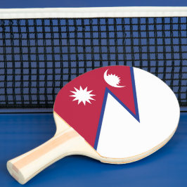 Pala De Ping Pong Bandera de Nepal