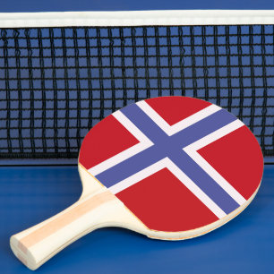 Pala De Ping Pong Bandera de Noruega