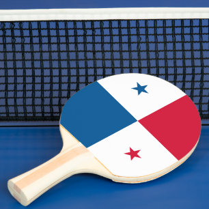 Pala De Ping Pong Bandera de Panamá