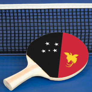Pala De Ping Pong Bandera de Papúa Nueva Guinea