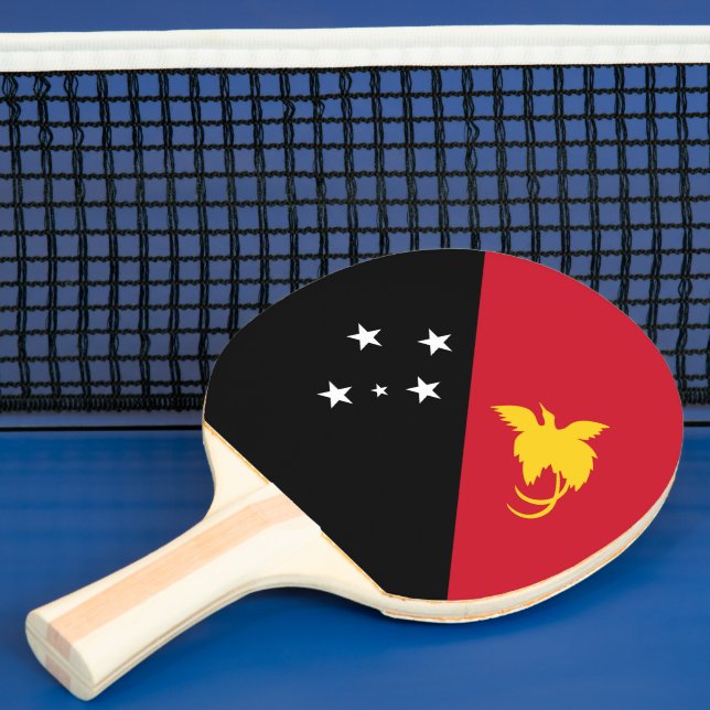 Pala De Ping Pong Bandera de Papúa Nueva Guinea (in situ)