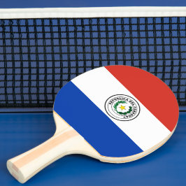 Pala De Ping Pong Bandera de Paraguay