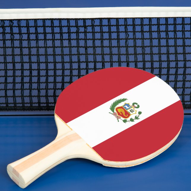 Pala De Ping Pong Bandera de Perú (in situ)