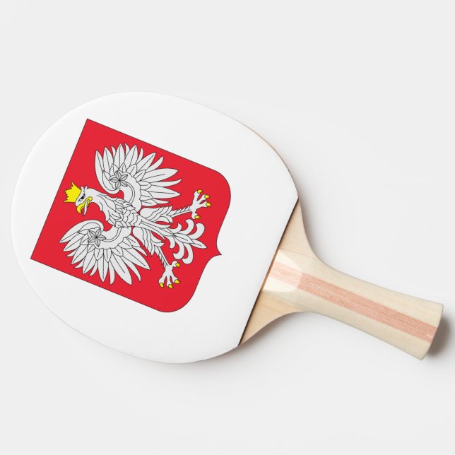 Pala De Ping Pong Bandera de Polonia (Lateral)