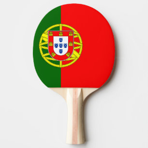 Pala De Ping Pong Bandera de Portugal