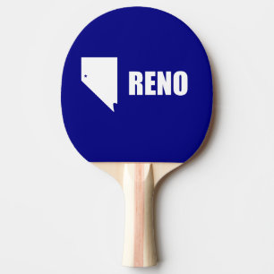 Pala De Ping Pong Bandera de Reno, Nevada Ping Pong Paddle