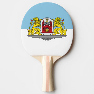 Pala De Ping Pong Bandera de Riga, Letonia Ping-Pong Paddle