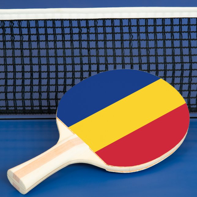 Pala De Ping Pong Bandera de Rumania (in situ)