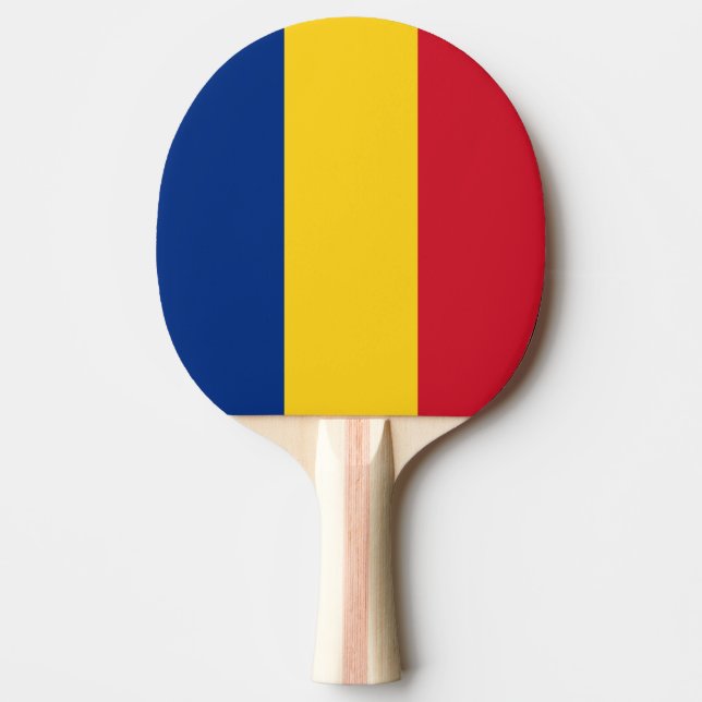 Pala De Ping Pong Bandera de Rumania (Anverso)