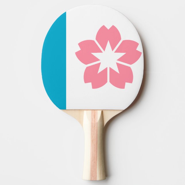 Pala De Ping Pong Bandera de Salem, Oregón (Anverso)