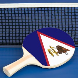 Pala De Ping Pong Bandera de Samoa Americana