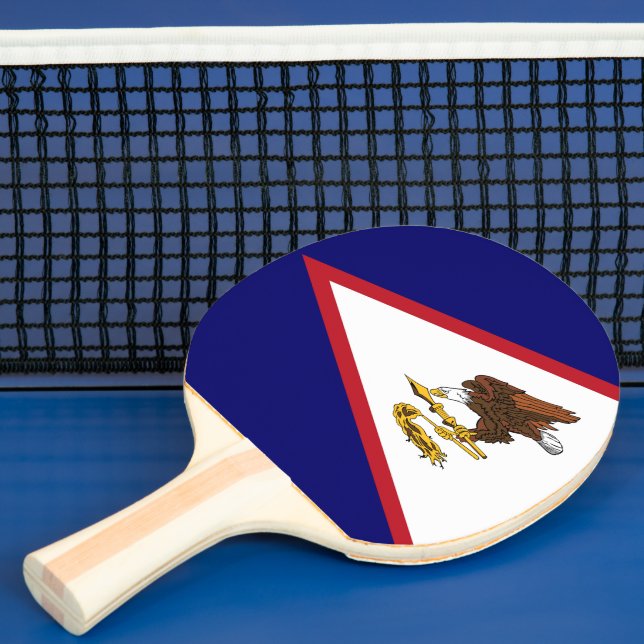 Pala De Ping Pong Bandera de Samoa Americana (in situ)