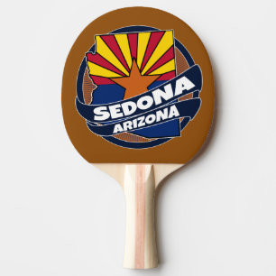 Pala De Ping Pong Bandera de Sedona Arizona reventando paddle