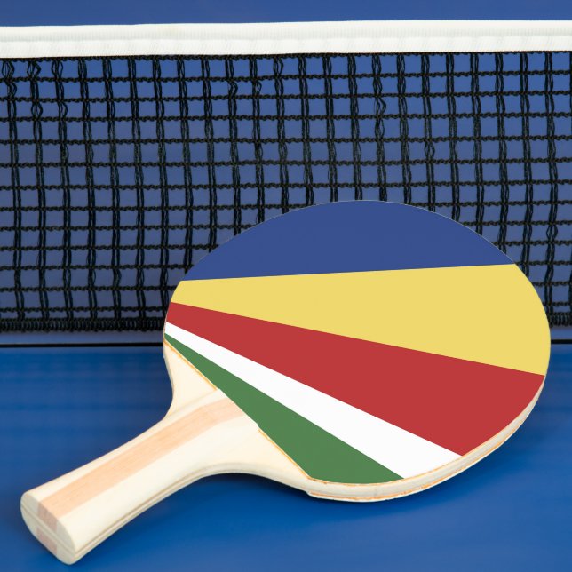 Pala De Ping Pong Bandera de Seychelles (in situ)