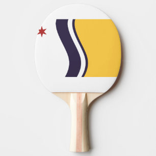 Pala De Ping Pong Bandera de South Bend, Indiana