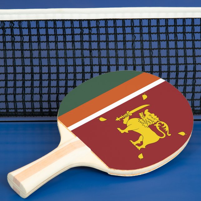 Pala De Ping Pong Bandera de Sri Lanka (in situ)