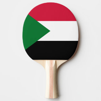 Pala De Ping Pong Bandera de Sudán