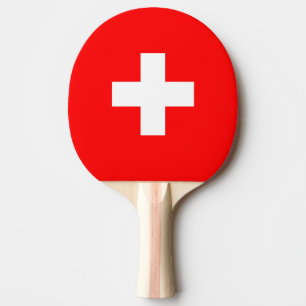 Pala De Ping Pong Bandera de Suiza