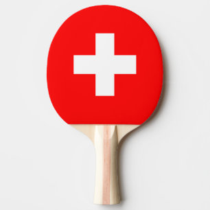 Pala De Ping Pong Bandera de Suiza