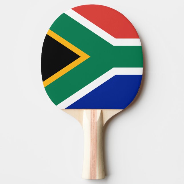 Pala De Ping Pong Bandera de Suráfrica (Anverso)