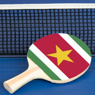 Pala De Ping Pong Bandera de Surinam